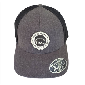TRAC Charcoal flex fit snapback hat