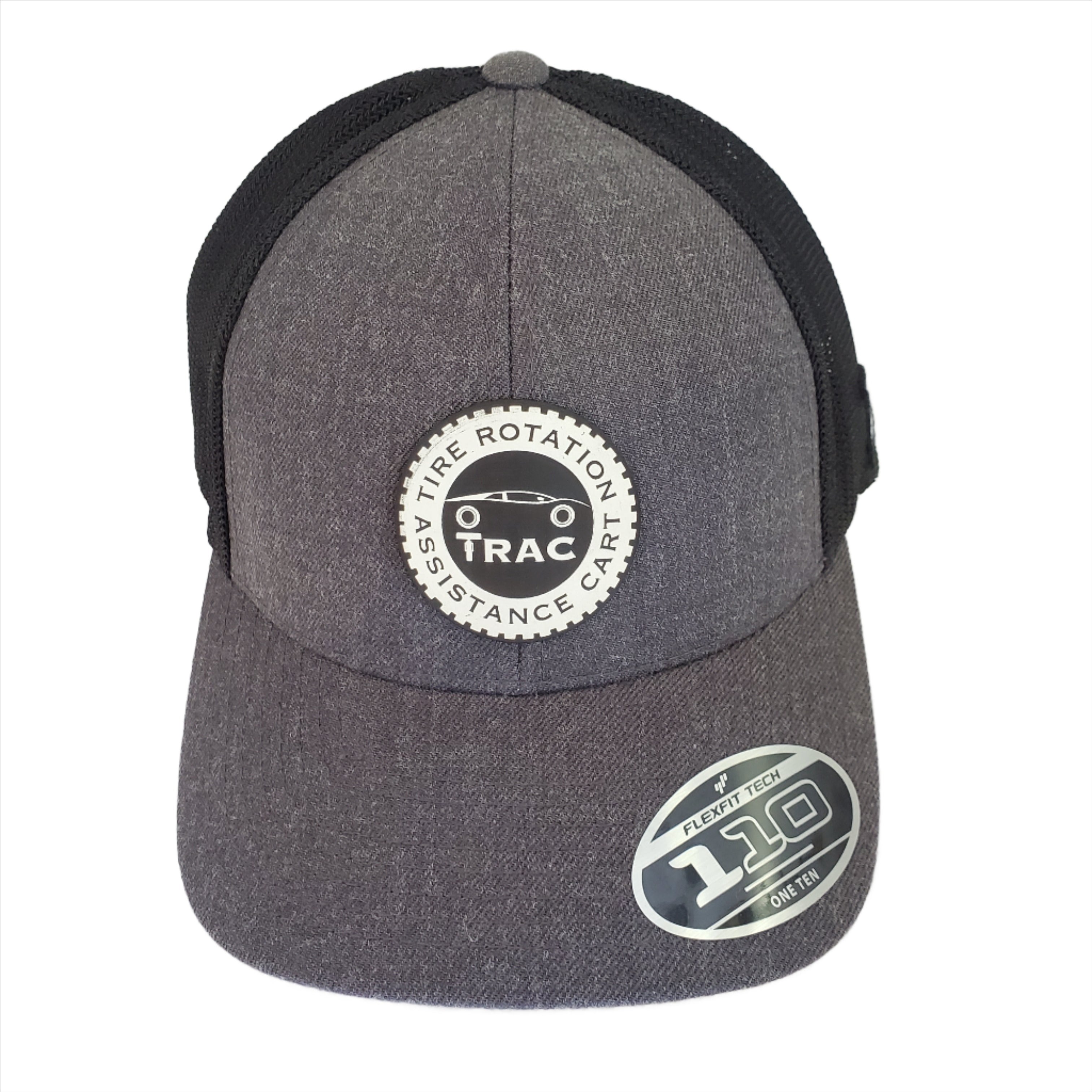 TRAC Charcoal flex fit snapback hat –